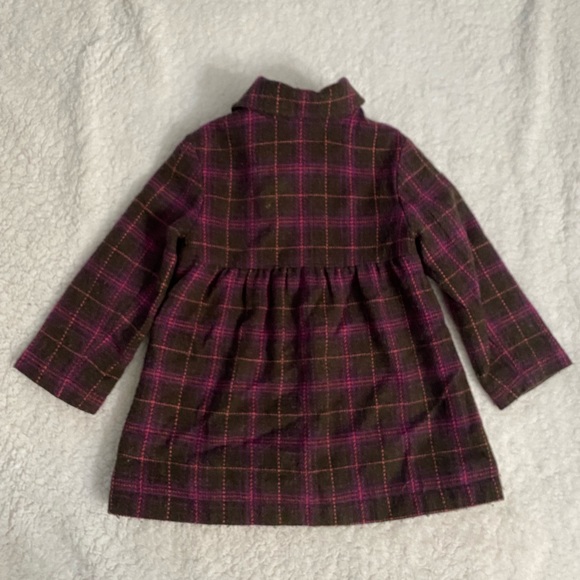 Circo 3T plaid button down wool blend toddler coat - Picture 2 of 9